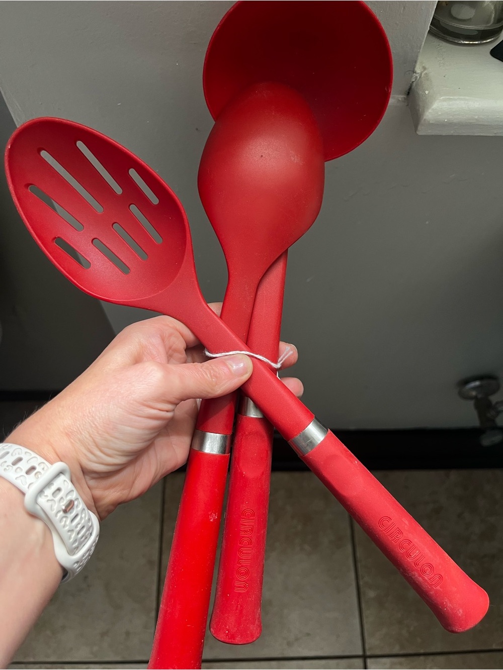 Circulon set 3 Cooking Spoon & Slotted Turner Set - Versatile Kitchen Tools